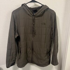 The North Face Women’s Lightweight Hooded Quilted Jacket in Olive Drab